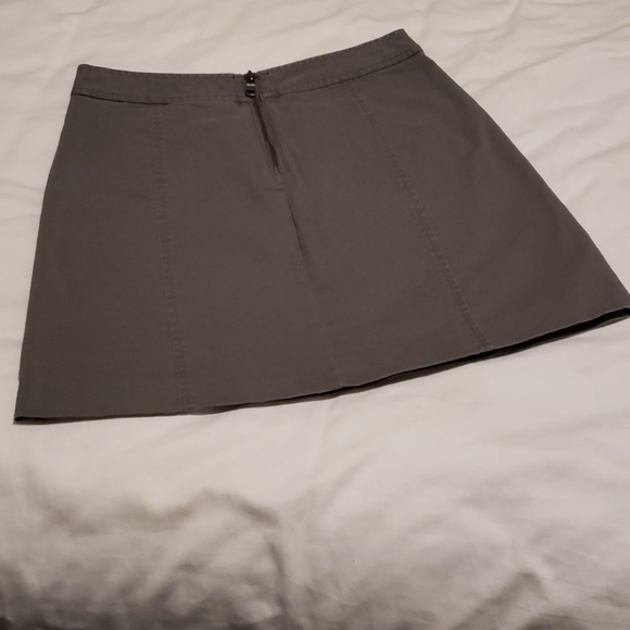 Armani Exchange Light Grey Khaki Skirt - Picture 1 of 5